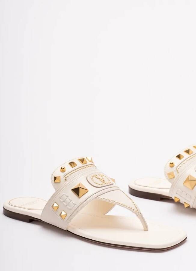 Valentino Garavani Sandalen `Vg Plaster Caster` Thong Sandals in beige