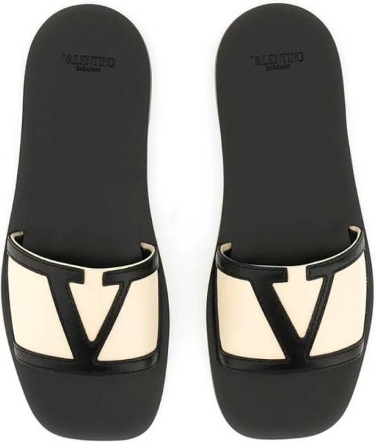 Valentino Garavani Sandalen "Viva Superstar" Slide Sandal in beige