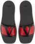 Valentino Garavani Sandalen Viva Superstar Slide Sandal In Luxurious Nappa Lea in rood - Thumbnail 4
