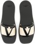 Valentino Garavani Sandalen Viva Superstar Slide Sandal With Contrasting Emble in beige - Thumbnail 4