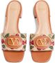 Valentino Garavani Sandalen Vlogo Cherrifique Slides With Cherry Print And Blo in beige - Thumbnail 4