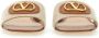 Valentino Garavani Sandalen "Vlogo Signature" Slide Sandal in beige - Thumbnail 2