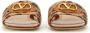 Valentino Garavani Sandalen "Vlogo Signature" Slide Sandal in beige - Thumbnail 2