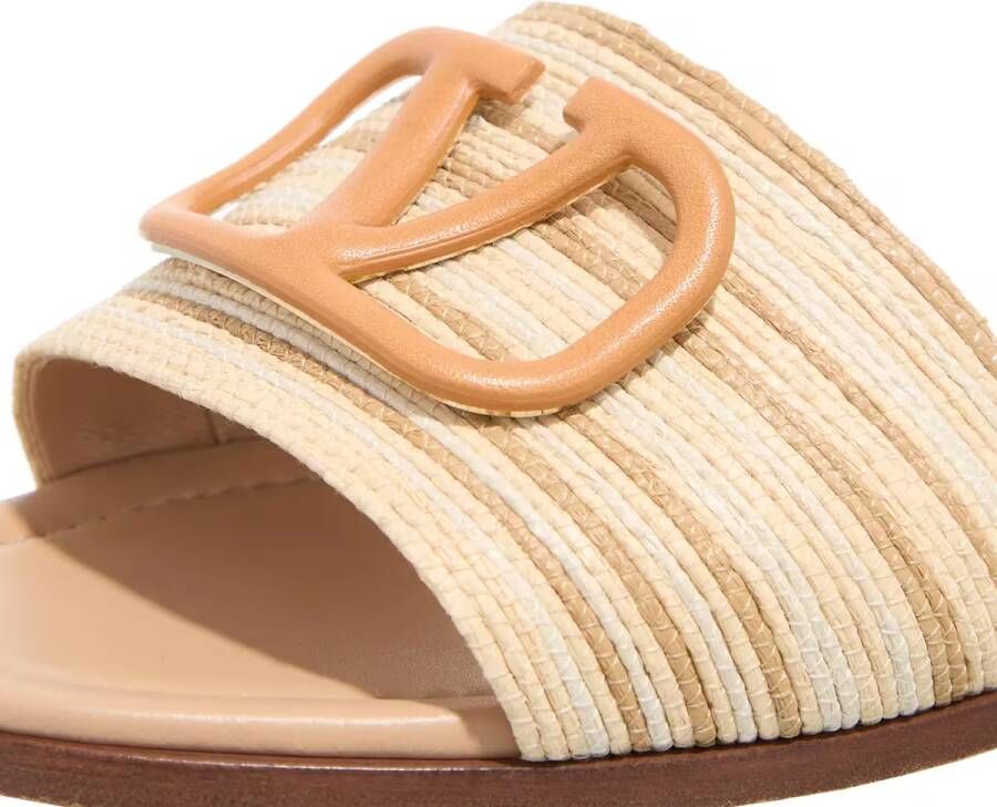Valentino Garavani Sandalen VLogo Slide in beige