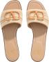 Valentino Garavani Sandalen VLogo Slide in beige - Thumbnail 4