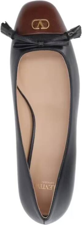 Valentino Garavani "Valet Du Roi" Ballet Flats – Black in zwart