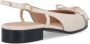 Valentino Garavani "Valet Du Roi" Slingback Ballerinas White in wit - Thumbnail 2