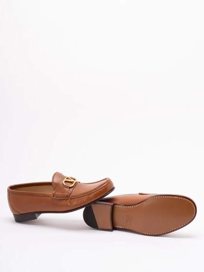 Valentino Garavani `Vlogo Signature` Loafers in bruin