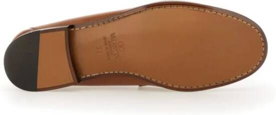 Valentino Garavani "Vlogo Signature" Moccasin in bruin