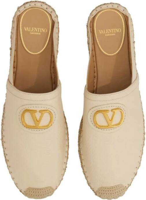 Valentino Garavani "Vlogo Signature" Mule in beige