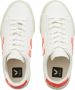 Veja Leren Logo Sneakers Vetersluiting Ronde Neus White - Thumbnail 34