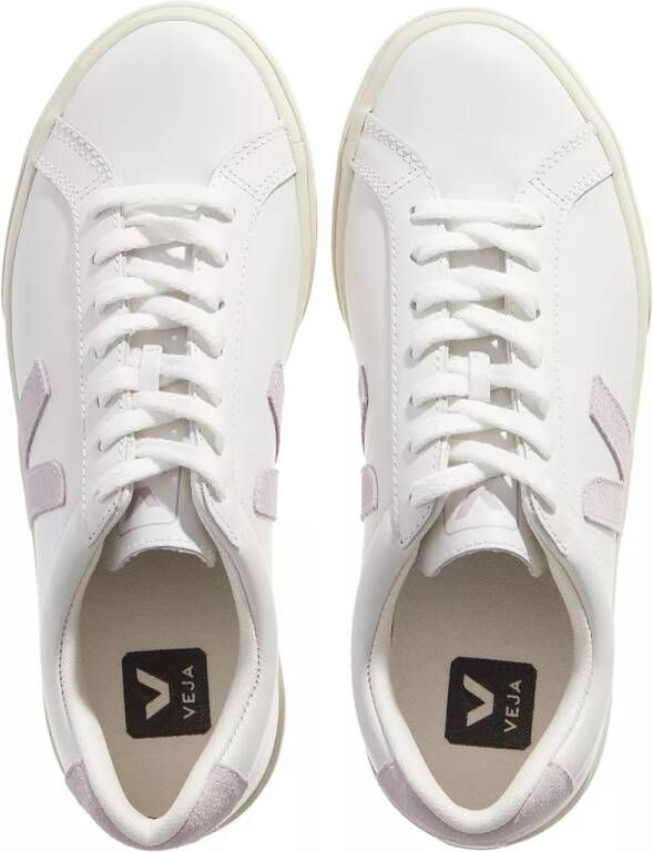 Veja Eenvoudige Vetersluiting Sneakers White Dames - Foto 2