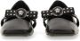 Versace Ballerina "Gianni" Ribbon With Studs in zwart - Thumbnail 4