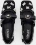 Versace Gianni Ribbon Flat Shoes Leather Black in zwart - Thumbnail 6