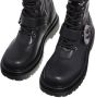 Versace Jeans Couture Zwarte Enkellaarsjes voor Dames met 5 cm Hak Black Dames - Thumbnail 11