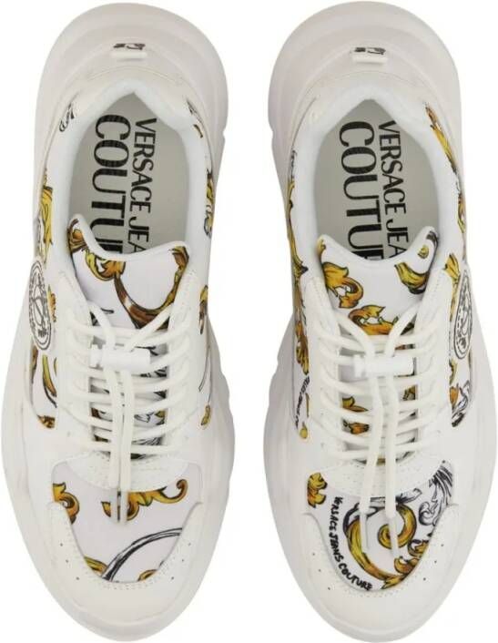 Versace Jeans Couture Low-Top Sneakers Speedtrack Bottom Sneaker in wit