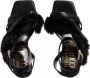 Versace Jeans Couture Hoge hak sandalen voor vrouwen Black Dames - Thumbnail 4