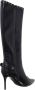 Versace Jeans Couture Zwarte enkellaarzen voor vrouwen Black Dames - Thumbnail 12