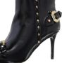 Versace Jeans Couture Zwarte enkellaarzen voor vrouwen Black Dames - Thumbnail 14
