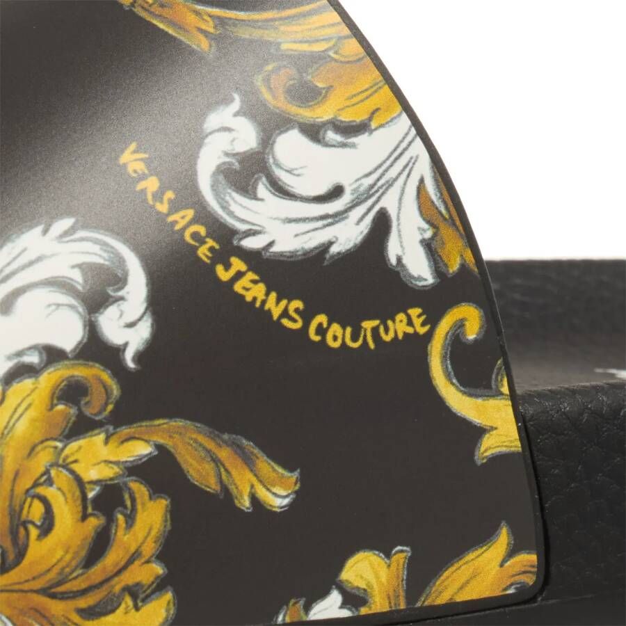 Versace Jeans Couture Slippers & Mules Fondo Shelly Dis. Sq3 in zwart