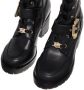 Versace Jeans Mia Dis S94 Veterboots Laarzen Met Veters Dames Zwart - Thumbnail 13