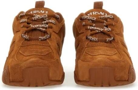 Versace Low-Top Sneakers "Galaxia" Sneakers in bruin