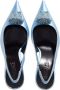Versace Pumps & high heels La Medusa Satin Slingsback Pumps in blauw - Thumbnail 2