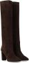 Via Roma 15 Boots Dark Brown Suede Heeled High Boot in bruin - Thumbnail 5