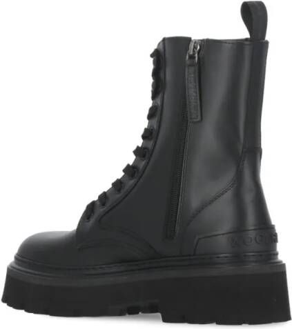 Woolrich Boots Leather Boots in zwart