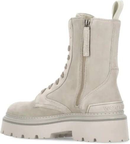 Woolrich Boots Suede Leather Boots in beige