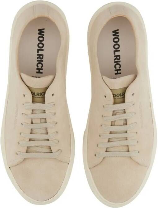 Woolrich Low-Top Sneakers "Cloud Court" Sneaker in beige