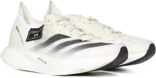 Y-3 Low-Top Sneakers Pristine White Sneakers in wit