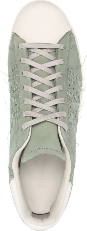 Y-3 Low-Top Sneakers Superstar Loose-thread Sneakers in groen