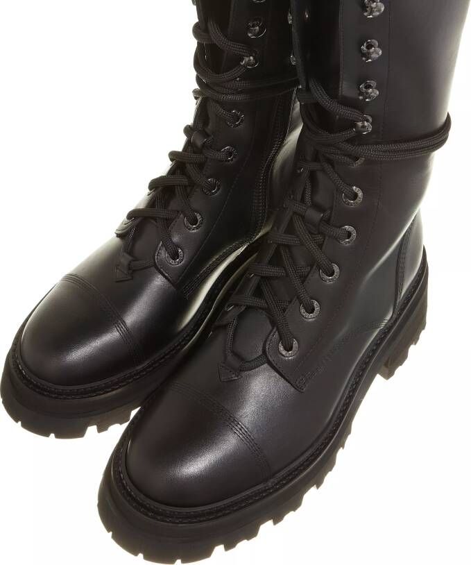 Zadig & Voltaire Boots & laarzen Ride Semy-Shiny Calfskin in zwart