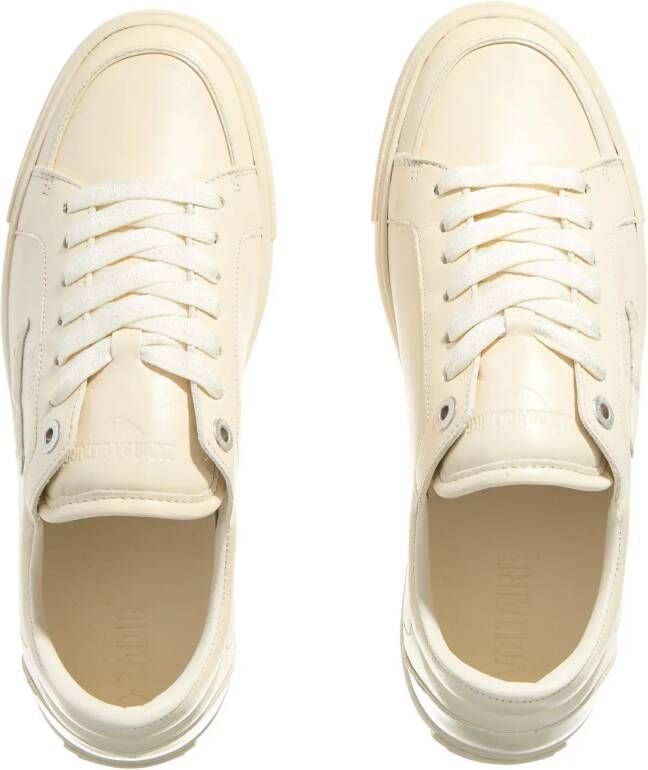 Zadig & Voltaire Low-Top Sneakers Fly On Vintage Patent in crème