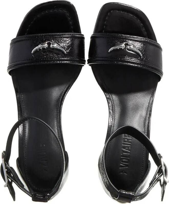 Zadig & Voltaire Sandalen met hak Caprese Wings Sandal Vintage in zwart
