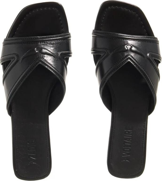 Zadig & Voltaire Slippers & Mules Azora Mule Vintage Patent in zwart