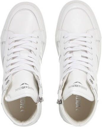 Zadig & Voltaire Sneakers Zv1747 High Flash Smooth Calfs in wit