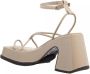 Eytys Patentleren Blokhak Sandalen Beige Dames - Thumbnail 2