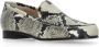 Fabiana Filippi Green Python Leather Loafers in groen - Thumbnail 1