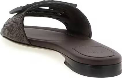 Fendi 'Baguette' Slides in zwart