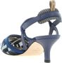 Fendi Hoge hakken 'Colibrì Lite' Slingback in blauw - Thumbnail 2