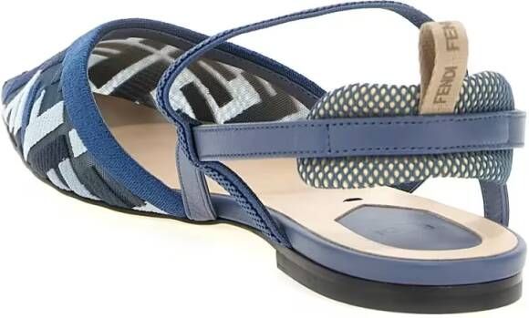 Fendi Hoge hakken 'Colibrì Lite' Slingback in blauw