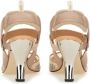 Fendi Hoge hakken "Hummingbird Lite" Slingback in beige - Thumbnail 1