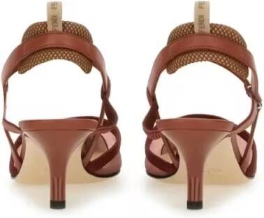 Fendi Hoge hakken "Hummingbird Lite" Slingback in rood