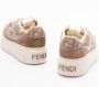 Fendi Low-Top Sneakers `Ff Match` Denim Sneakers in beige - Thumbnail 1
