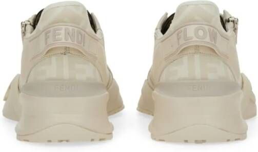 Fendi Low-Top Sneakers " Flow" Sneaker in beige
