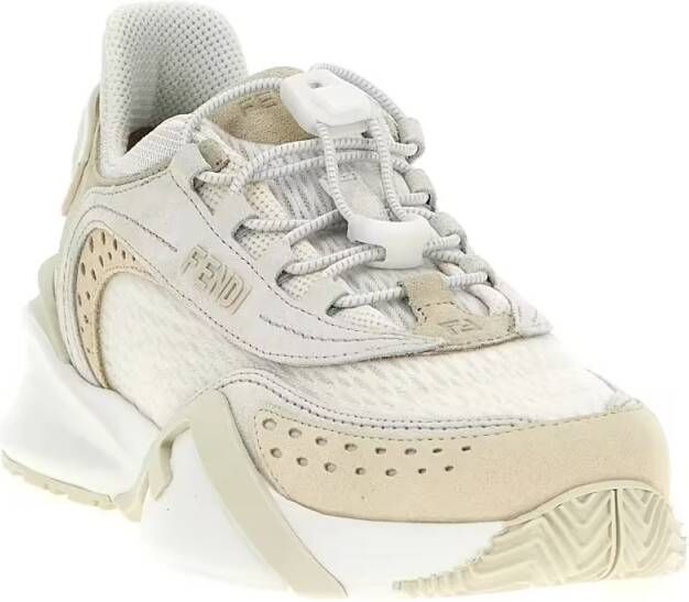Fendi Low-Top Sneakers ' Flow' Sneakers in wit