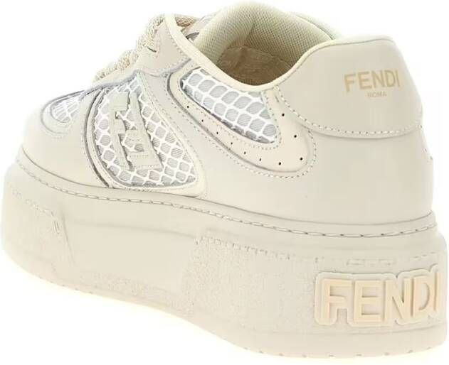 Fendi Low-Top Sneakers ' Match' Sneakers in beige
