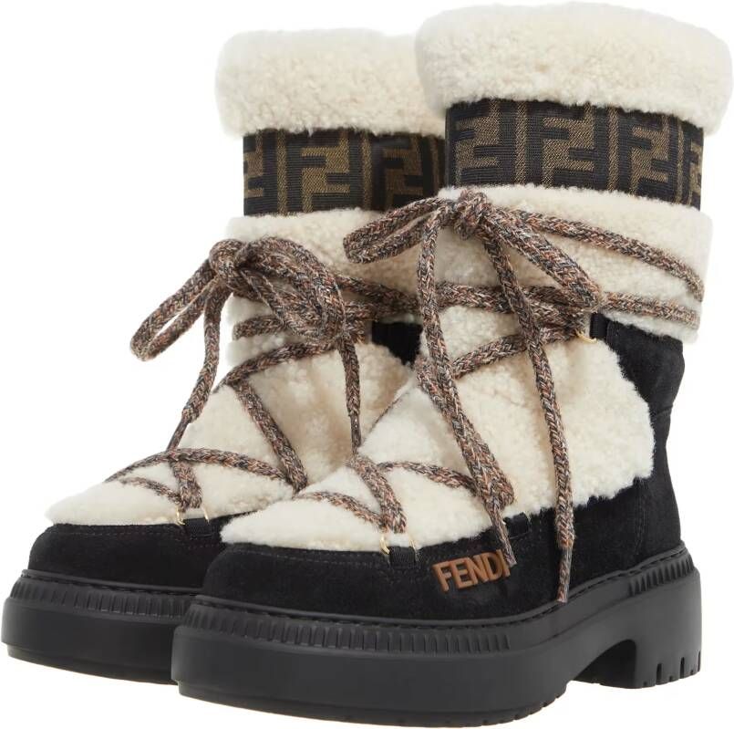 Fendi Low-Top Sneakers Ski Boot in beige